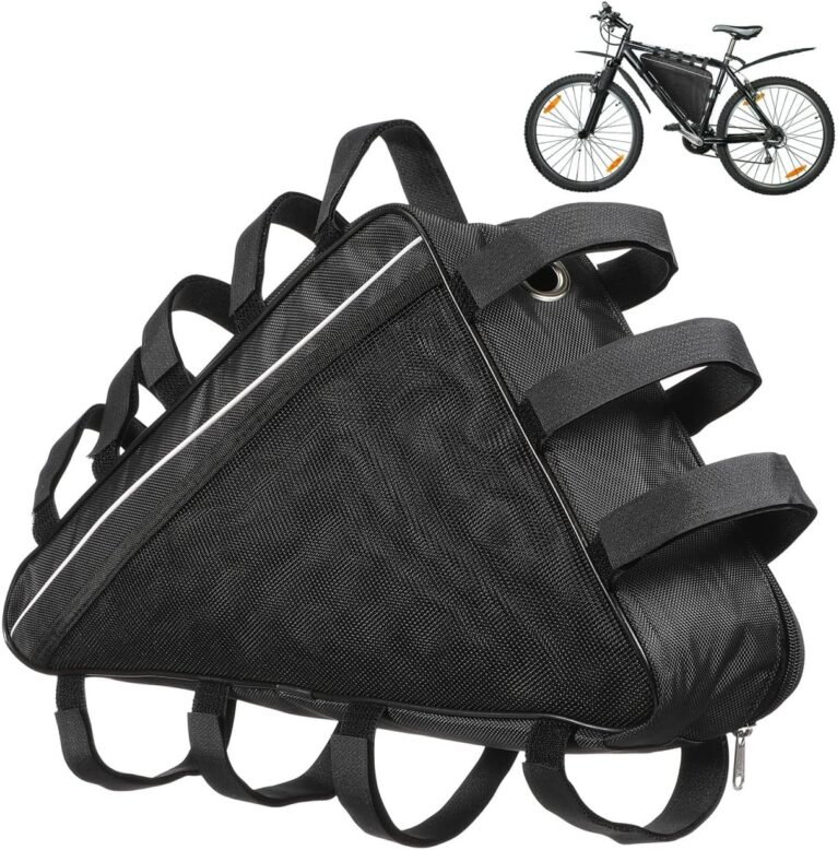 HANABASS Ebike Battery Bag, Waterproof Triangle Frame Storage for Bicycle Conversion Kit & Controller, Oxford Cloth Cycling Pouch