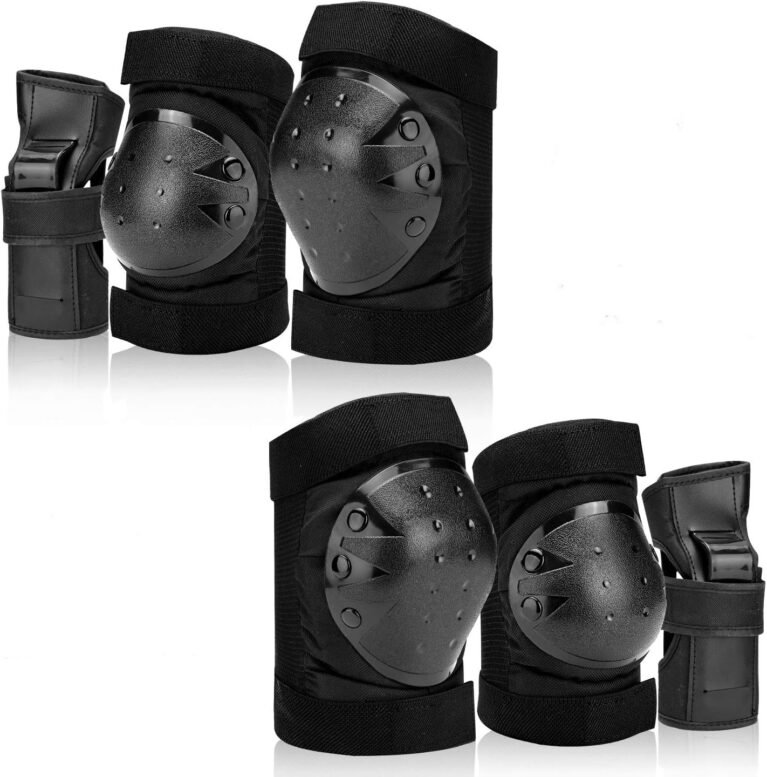Kid/Youth/Adult Knee Pads Elbow Pads Wrist Guards Protective Gear Set for Skateboard Bicycle BMX Snowboard Longboard Accessories