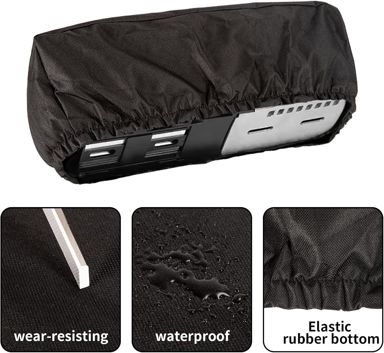 Ebike Battery Cover Waterproof 600D PVC Electric Bike Battery Cover Bag Dustproof E Bike Battery Protector Frame Bag for Hailong Dolphin Tiger Shark Jumbo Shark Lithium Batteries - Image 3