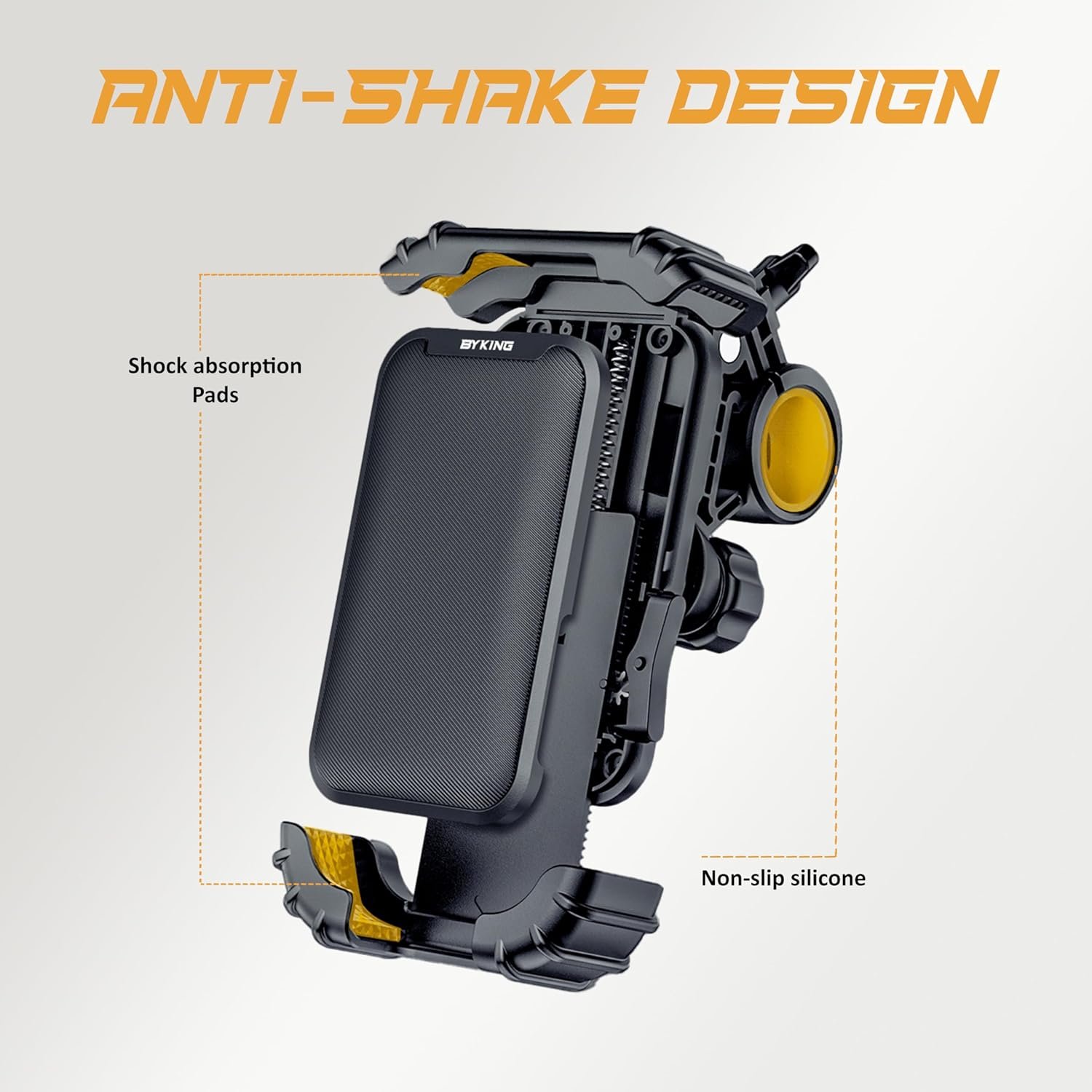 Byking Bike Phone Holder, For 4.7"-6.8" Smartphones Bicycle Phone Holder, Universal 360 Mountain Bike Phone Mount For Bicycle Handlebar, Phone bike Mount. - Image 2