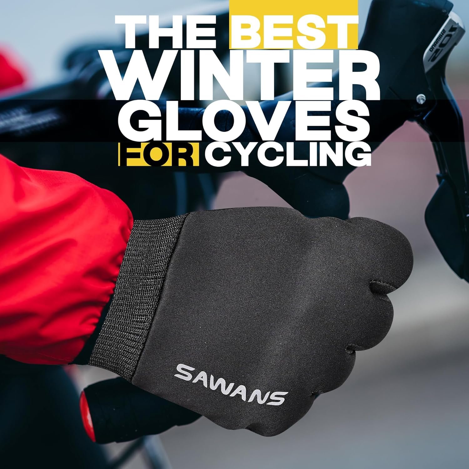 SAWANS Warm Winter Gloves Running Cycling Gloves Touch Screen Anti-slip for Men Women Cold Weather Driving Sports Outdoor Bike Gloves Hiking Ski Climbing Riding Walking - Image 8