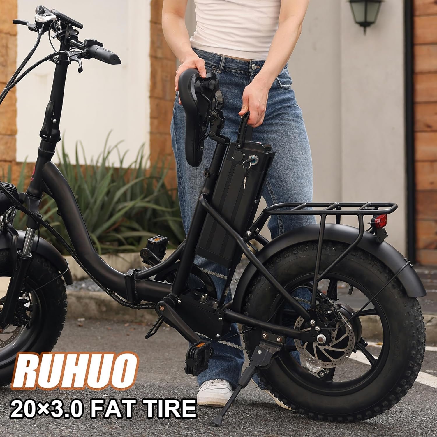 2-Pack 20x3.0 Bike Tires & Tubes, 20 Inch Mountain Bike Tire, 20x3 Bike Tire Tube with Tire Levers, Folding Replacement Bicycle Tires for Off-Road Bike and Ebike(UK) - Image 6