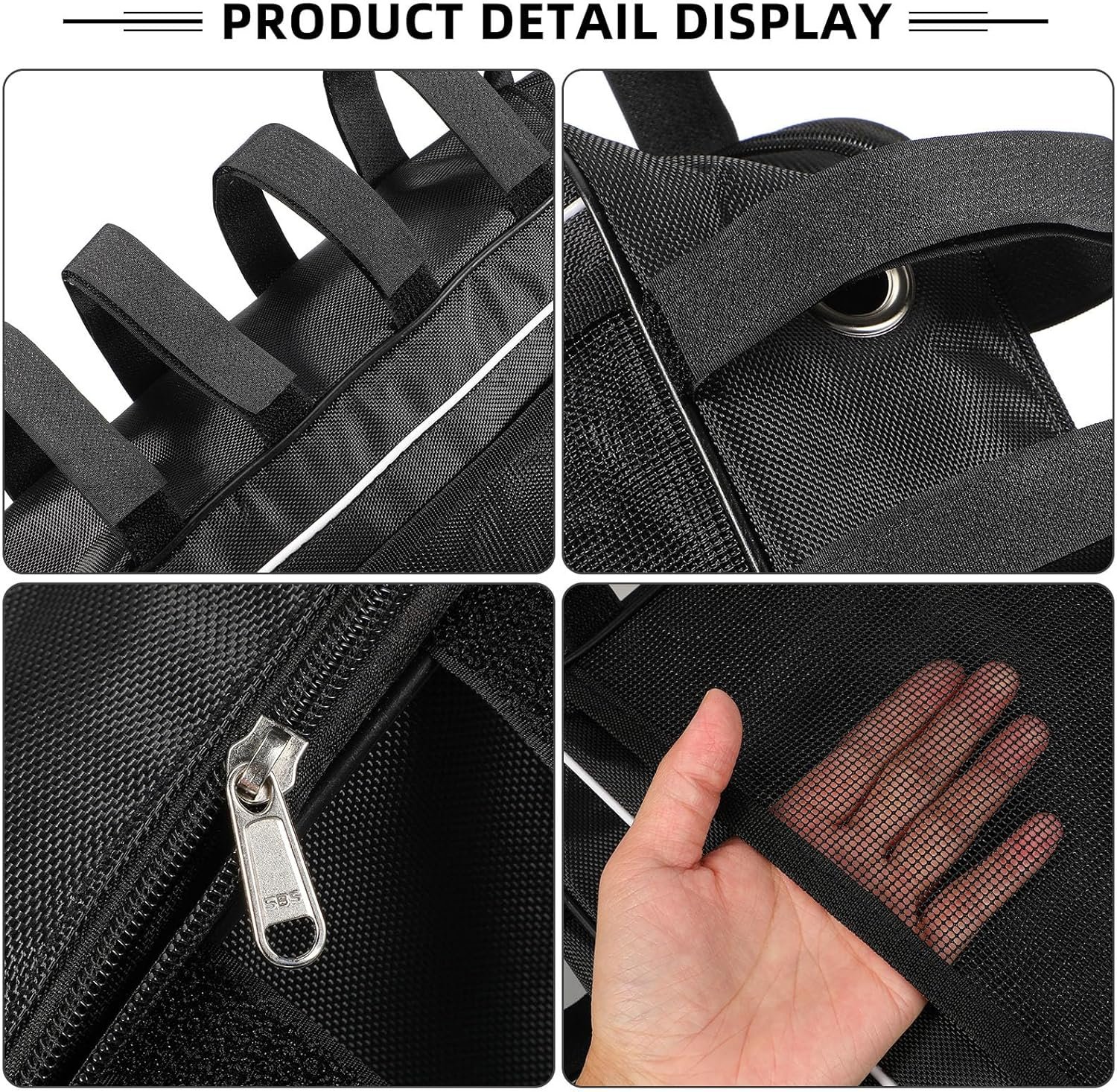 HEMOTON Ebike Battery Bag Triangle Bike Frame Bag, Electric Bicycle Conversion Kit Case for Mountain Cycling, Waterproof 1680D Oxford Storage Case for Easy Installation and Secure Storage - Image 5