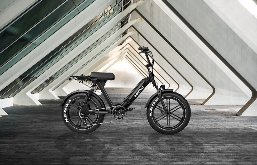 A close-up of an electric bike showcasing its key features like the battery, motor, and frame design.