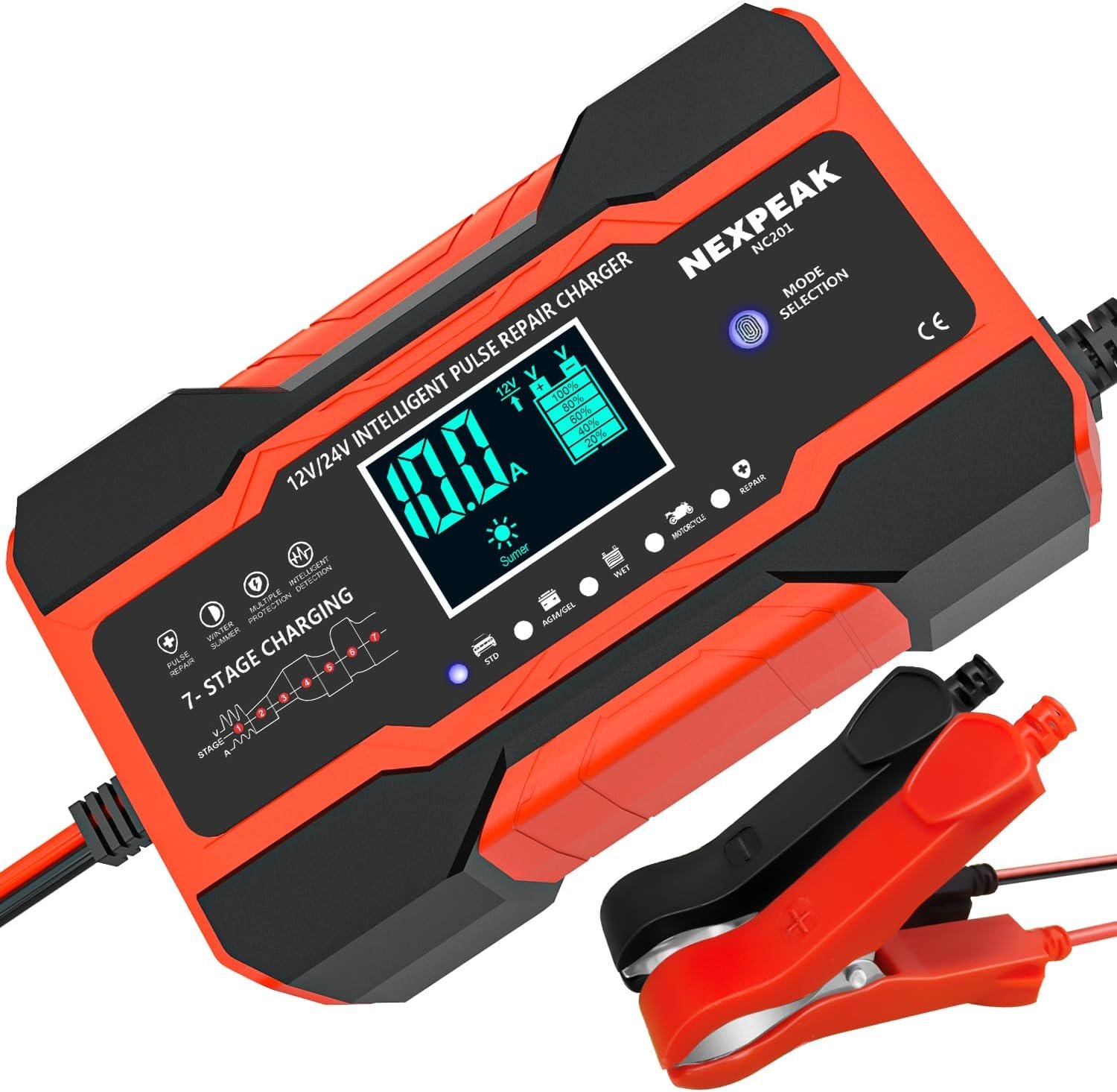 Amp Car Battery Charger