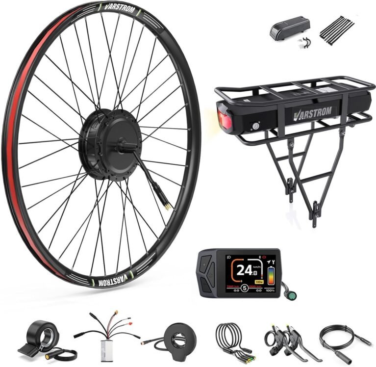 BAFANG G020 Front Hub Motor 26" 28" 29" 700C 48V Electric Bike Conversion Kit with Controller & PAS Sensor, Front Wheel Ebike Kit for City Mountain Road Commuter Bicycle
