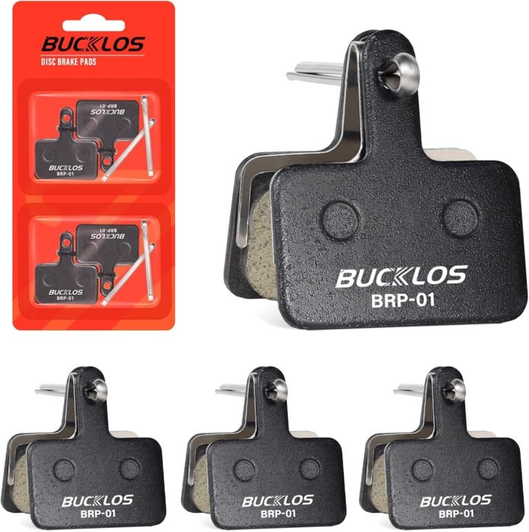 Bike Brake Pads 2 Pairs/4 Pairs for TRP Tektro Shimano MT200 Deore Br-M575 M525 M515 T615 T675 M505 M495 M486 M485 M475,Disc Brakes Pads for Bicycle Mountain/Electric/Road/MTB