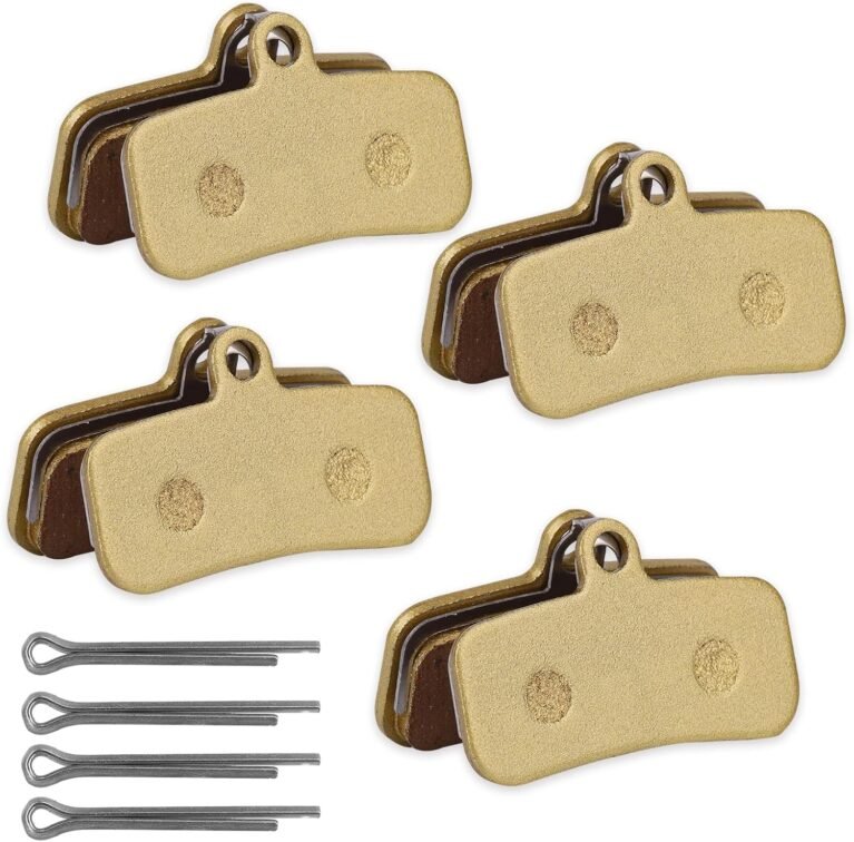 BOXOB 4 Pcs Electric Dirt Bikes Brake Pads, High-Performance Front & Rear Disc Brake Pads Replacement Accessories for Surron Light Bee X/S Segway X160 X260 Talaria Sting R MX3 MX4 Dirt Bike Part