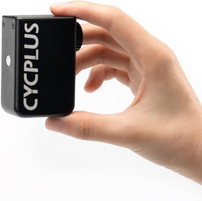 CYCPLUS Tiny Electric Bike Pump - Portable Ultra-Mini 100PSI Electric Bicycle Pump, Type-C Rechargeable (Winner of The EUROBIKE Award 2023)