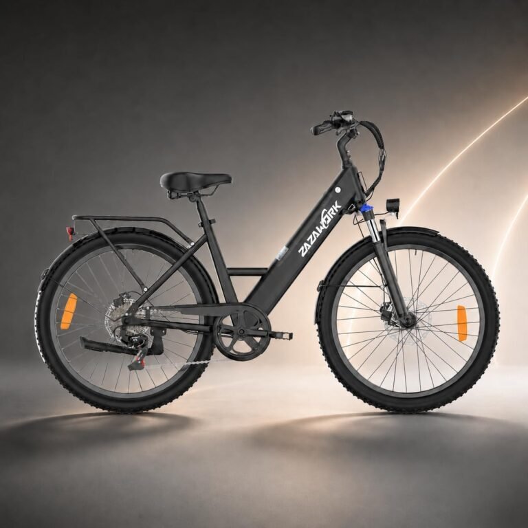 Electric Bike For Adults 36v17.5ah Removable Battery 250w Motor Ebike Lockable Spring Suspension Mechanical Disc Brakes E Bikes For Men 7-Speed Electric Bikes 26-Inch Tires