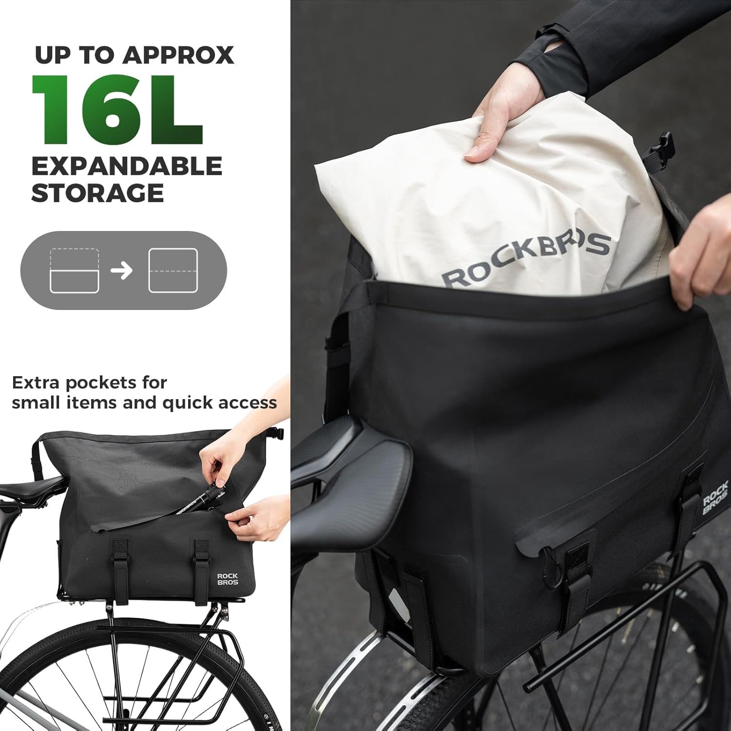 Electric Bike Accessory Eco Friendly Storage Bag Electric Bike Storage Bags for electric bike riders and smart electric mobility