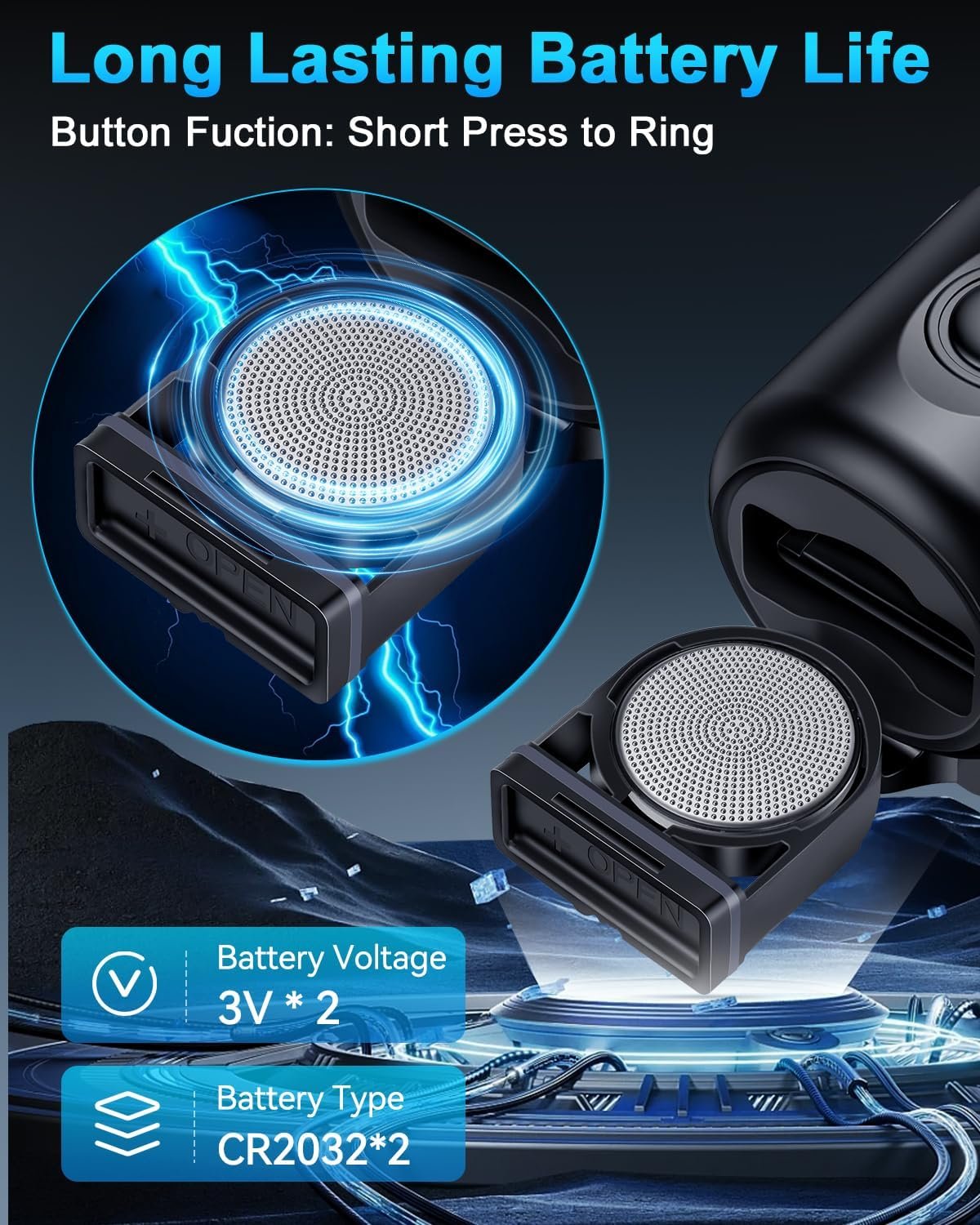 Electric Bike Accessory Heavy Duty Bike Lock Electric Bike Bells for electric bike riders and smart electric mobility