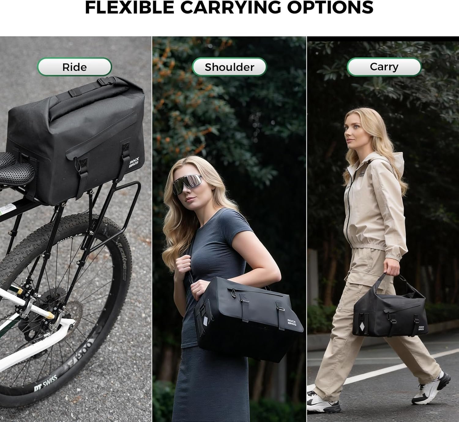 Electric Bike Accessory Long Range Riding Accessory Electric Bike Storage Bags for electric bike riders and smart electric mobility