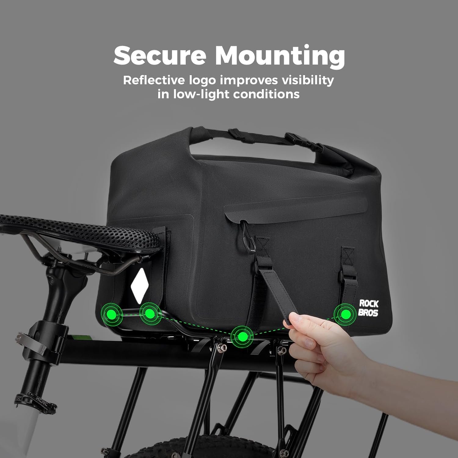 Electric Bike Accessory Rider Friendly Handlebar Mirror Electric Bike Storage Bags for electric bike riders and smart electric mobility