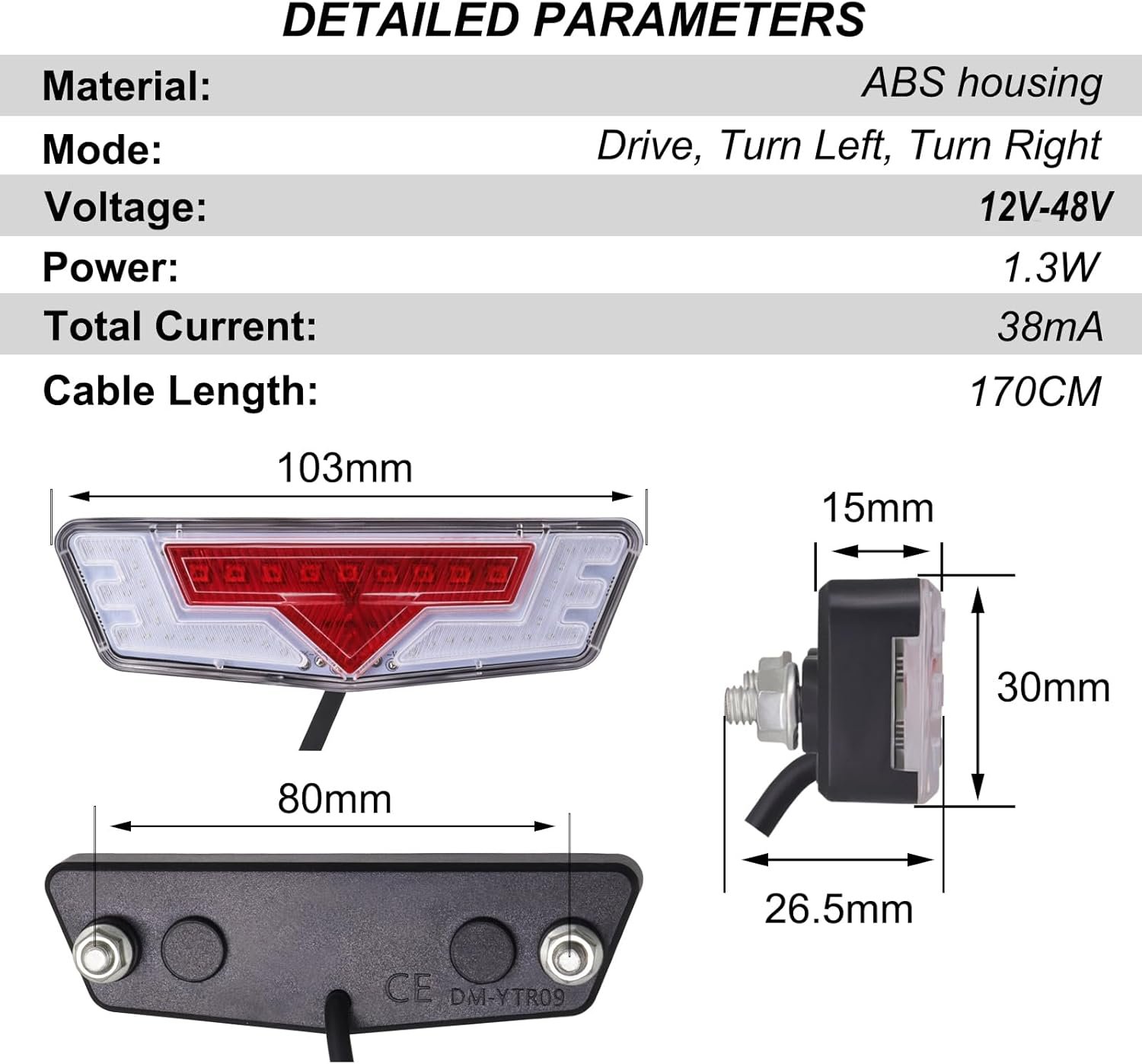Electric Bike Light Kit