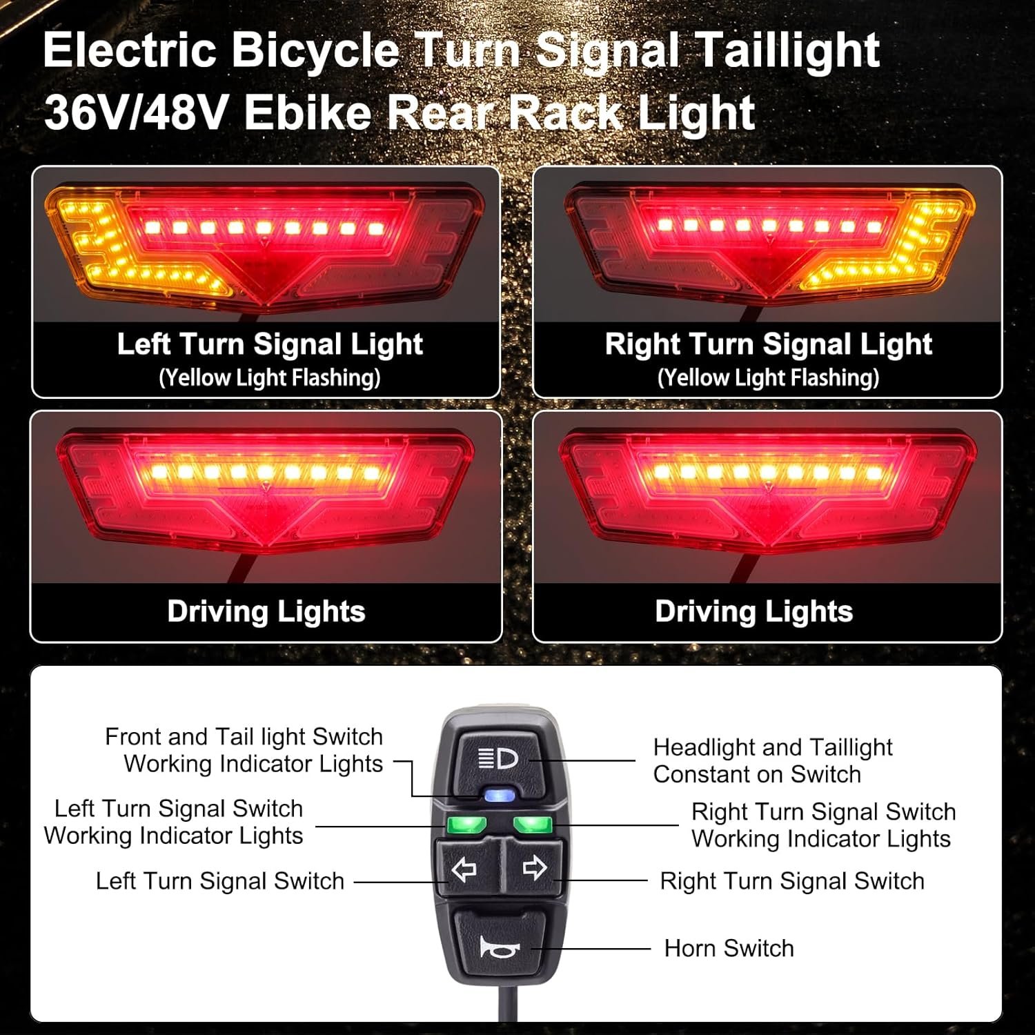 Electric Bike Light Kit