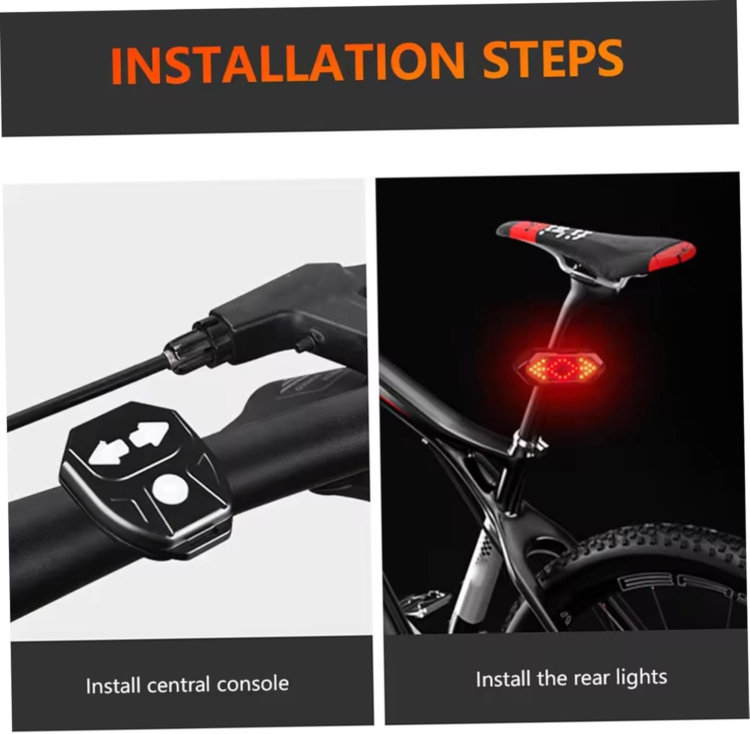 Electric Bike Safety Gear Smart Riding Protection Electric Bike Turn Signals for electric bike riders and smart electric mobility