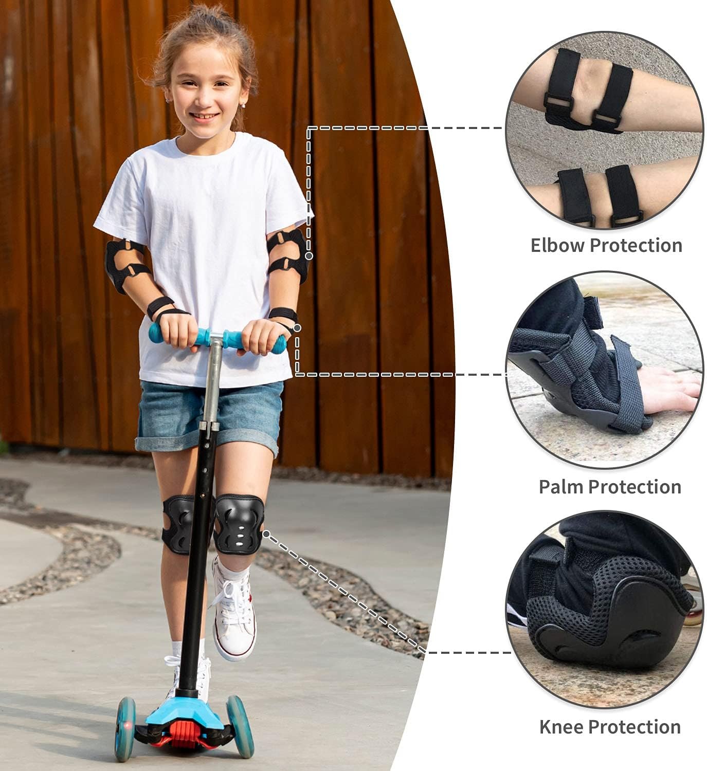 Electric Bike Safety Gear Street Ready Safe Riding Kit Electric Bike Protective Pads for electric bike riders and smart electric mobility
