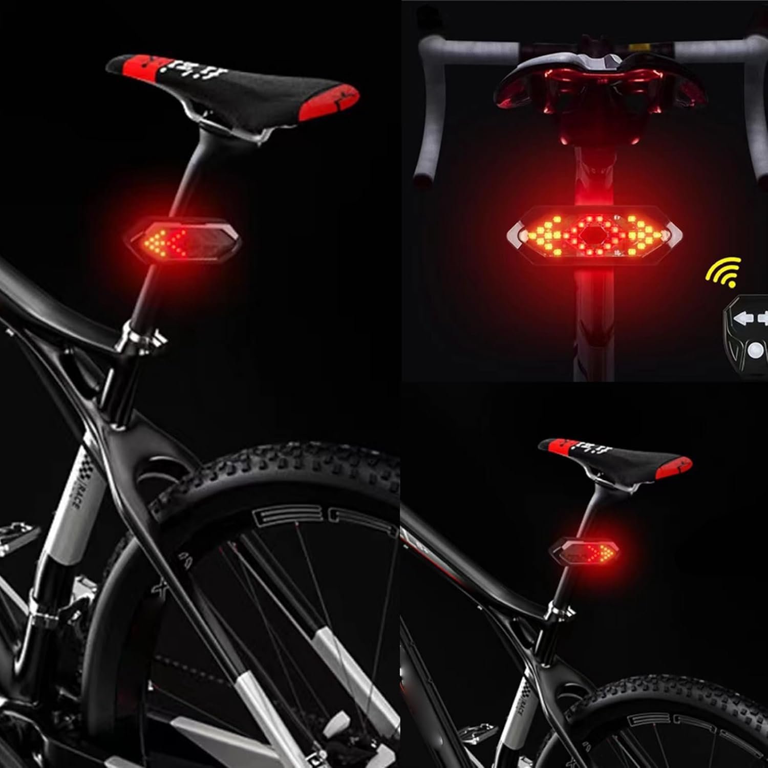 Electric Bike Safety Gear Urban Safe Riding Kit Electric Bike Turn Signals for electric bike riders and smart electric mobility
