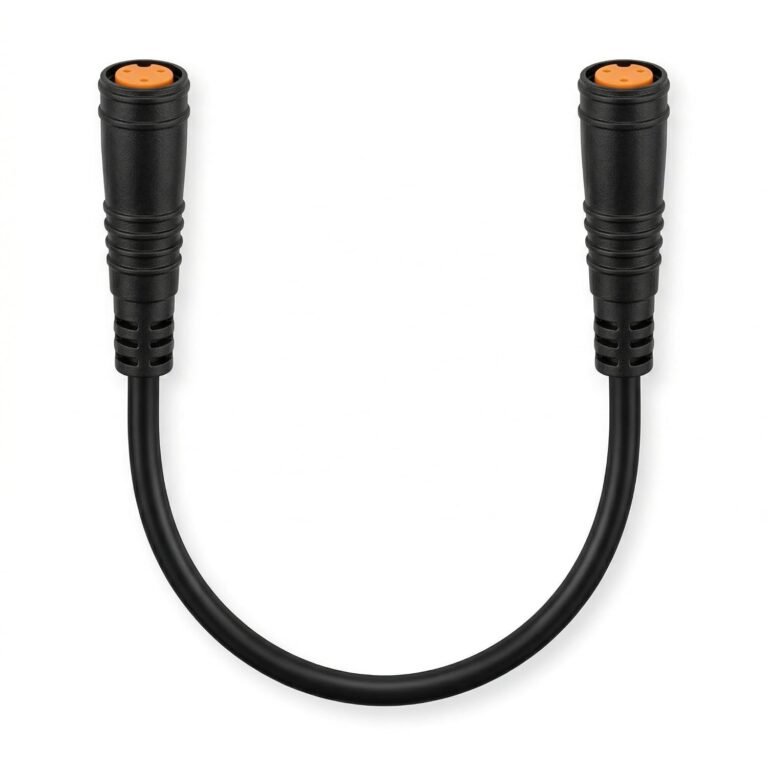Ebike Throttle Adapter Cable 3 Pin, Female to Female Electric Thumb Throttle Extension Wire with Waterproof Connector, Plug and Play Extension for Gear Sensor, Durable Replacement for E-Bike System