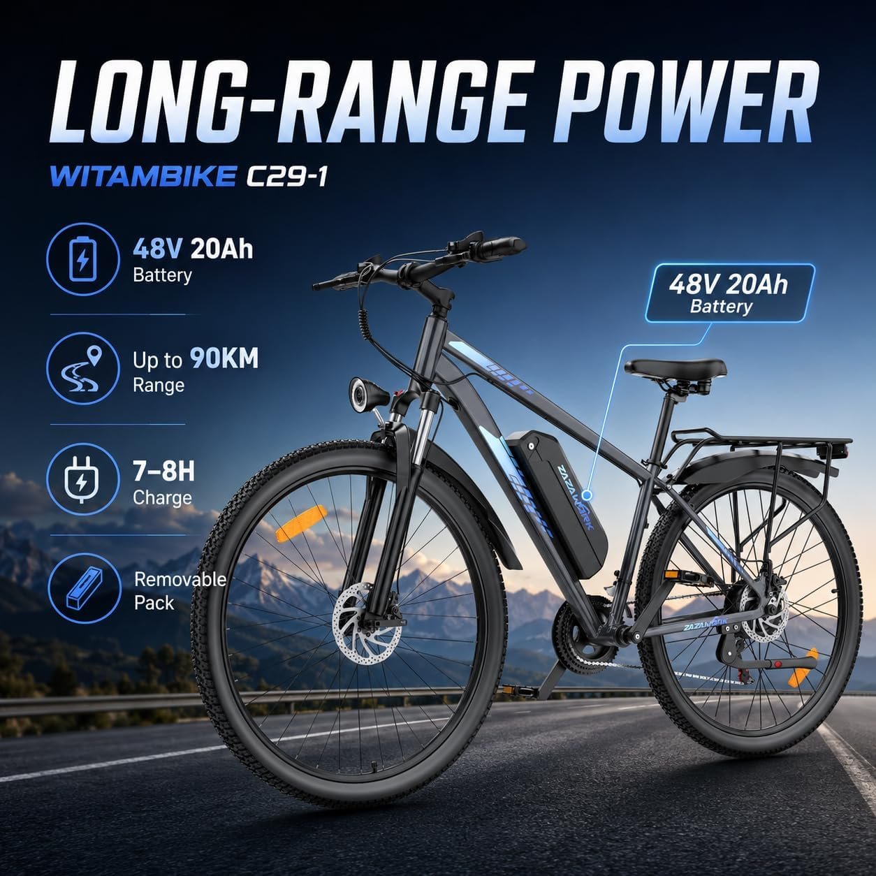 Electric Mountain Bike Fo