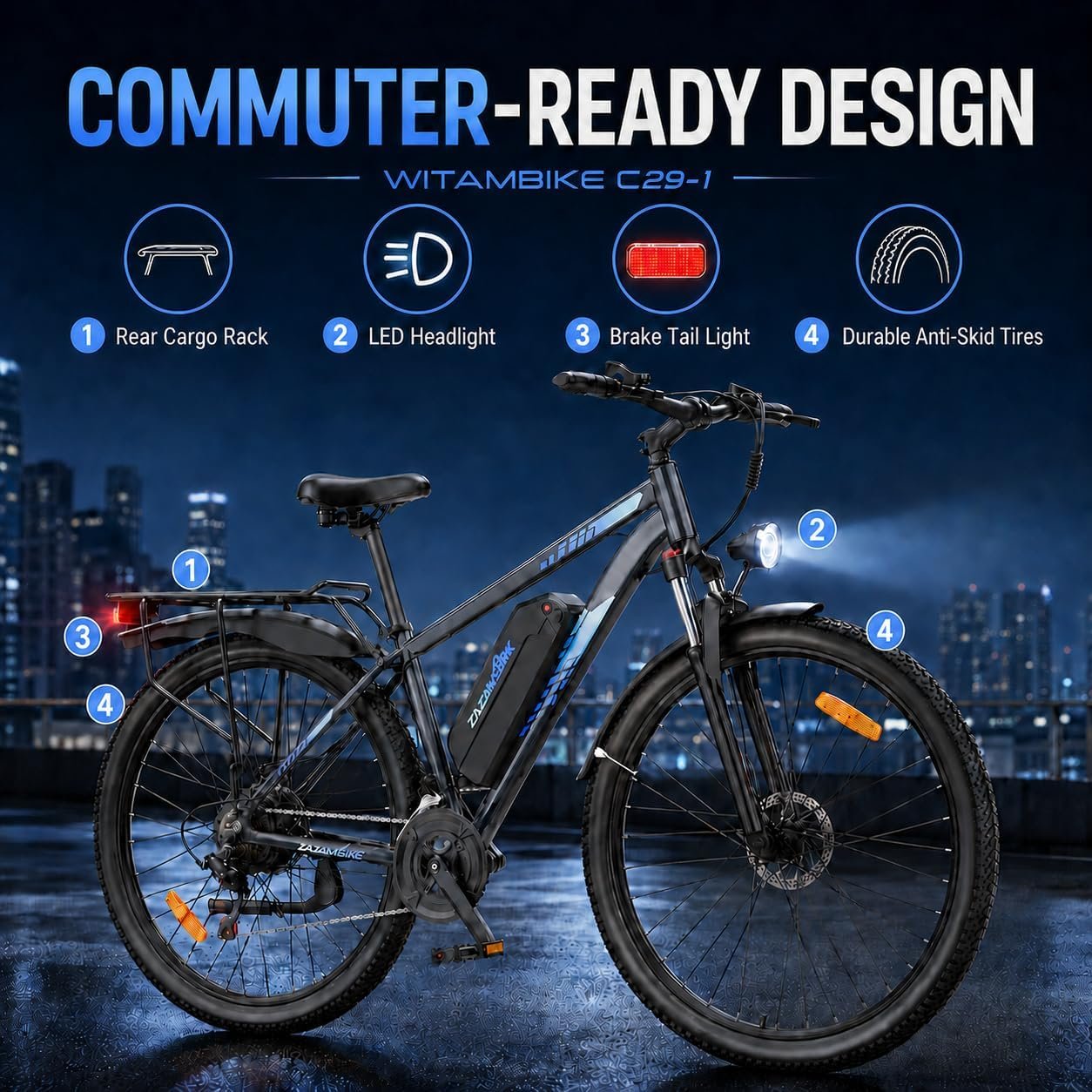 Electric Mountain Bike Fo