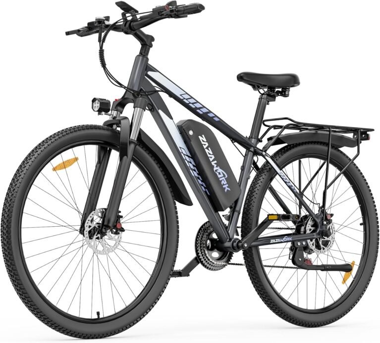 29" Electric Mountain Bike for Adults, 250W Motor & 48V 18.6Ah Battery, 21-Speed Off-Road E-Bike, 75Nm Torque, Mechanical Disc Brakes, 130kg Max Load, Grey