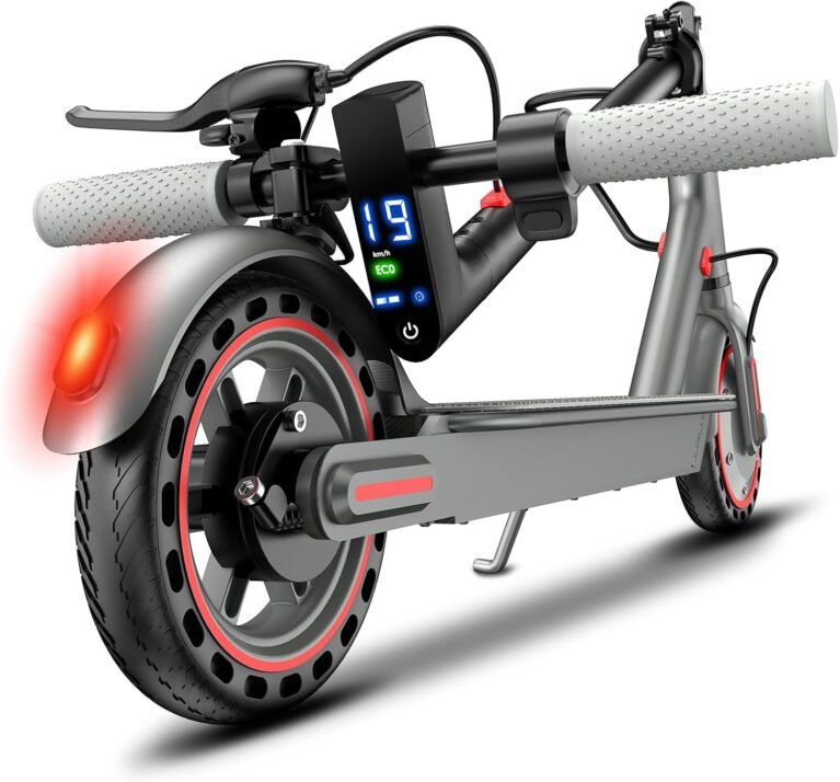 Electric Scooter, 350W/500W Motor, 8.5" 10" Tires, 25Km/H, 20/33/35/50Km Long-Range, E-Scooter for Adults with Dual Suspension and Dual Lighting System, Smart APP Control