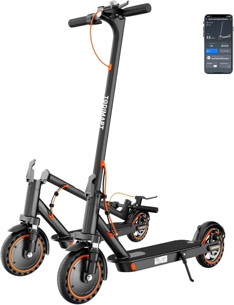 Electric Scooter Adult, 30-35km Range, 8.5" Ultra Light Electric Scooters for Adults and Teens, 36V 7.8Ah Battery, 350W Motor, 3 Speed Mode, TODIMART T series Foldable E Scooter