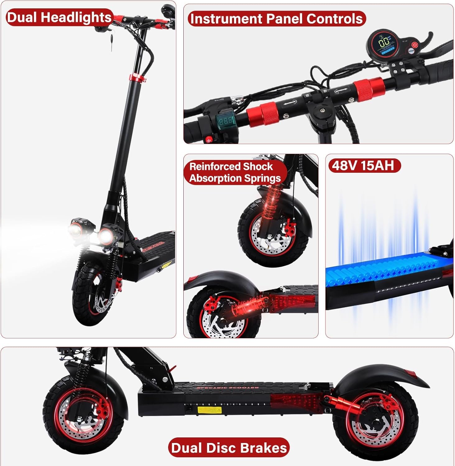 Electric Scooter Powerful Fo