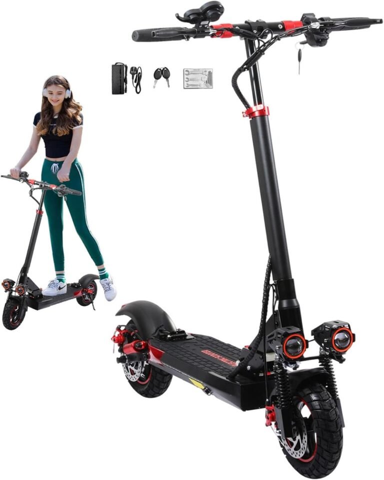 Electric Scooters Adult Powerful Folding Scooter - 40-55km Range, 48V 15AH Large Range, 10" All-Terrain Tires, IP54, Double Disc Brakes, Cruise Control,Gifts for Adults and Youth During Holidays