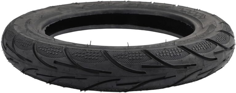 Electric Scooter Tyre 14 Inch, 14x2.50 64-254 Tubeless Tire, Thickened 2.50-10 for Battery Car Electric Bike(Road tire Black)