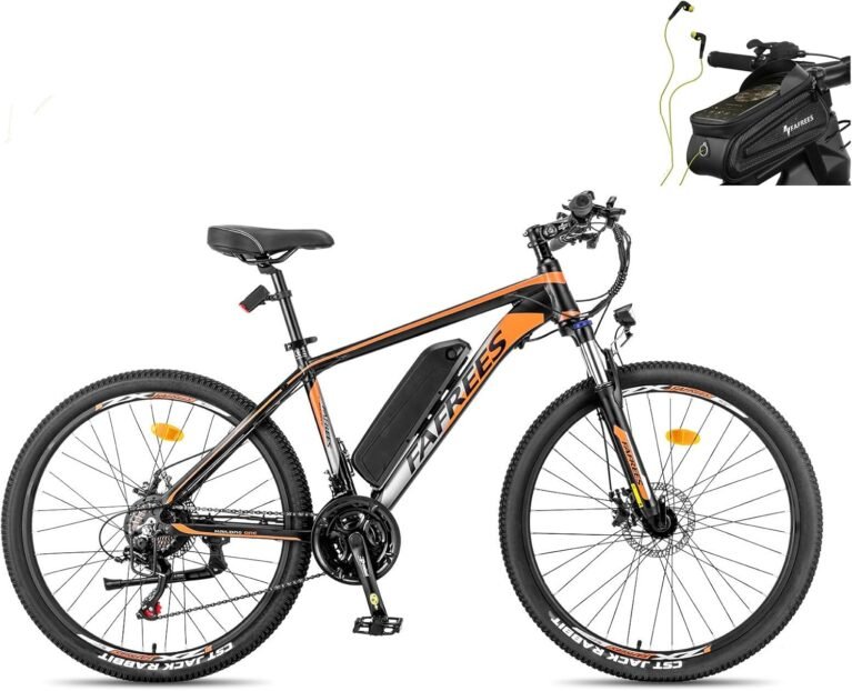 Fafrees Electric Bike for Adults, 26"/27.5" Electric Bicycle, 250W Pedal Assist Ebike for Men Ladies, Removable 13–15Ah Battery, 21 Speed MTB for City, EAPC
