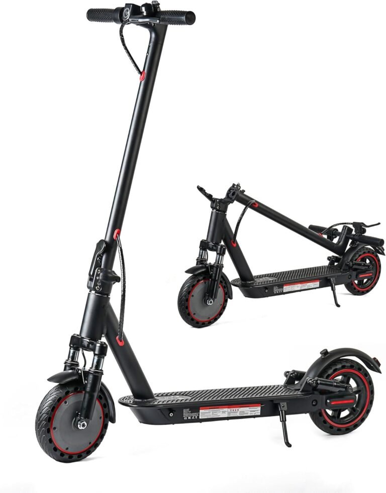 Adult Folding Electric Scooter,10.4Ah Battery, Front and Rear Cushioning,25-35km Range