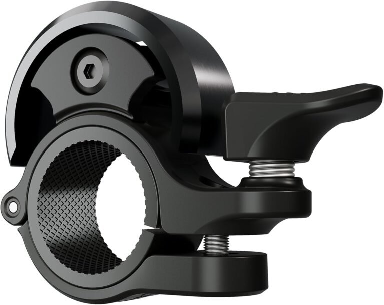 Greallthy Bike Bell - Aluminum Alloy, Clear Loud Sound - for Adults & Kids, Sturdy & Compact - Fits 0.75-1in (19-25.4mm) - Perfect for Kids/Folding/Most Standard Mountain Bikes Scooter.