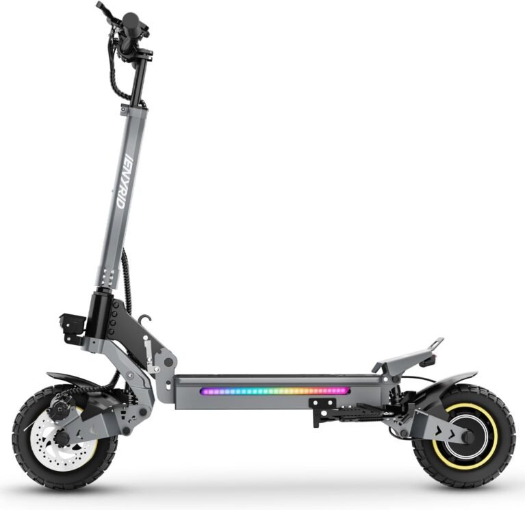 iENYRID Electric Scooter, 10'' Tyre E Scooter for Adults, 30/50Km Long Range, 15/20.8Ah Battery, 3 Speed Modes, Dual Braking System Dual Shock Absorption, Foldable Escooter, Model S1/ES1