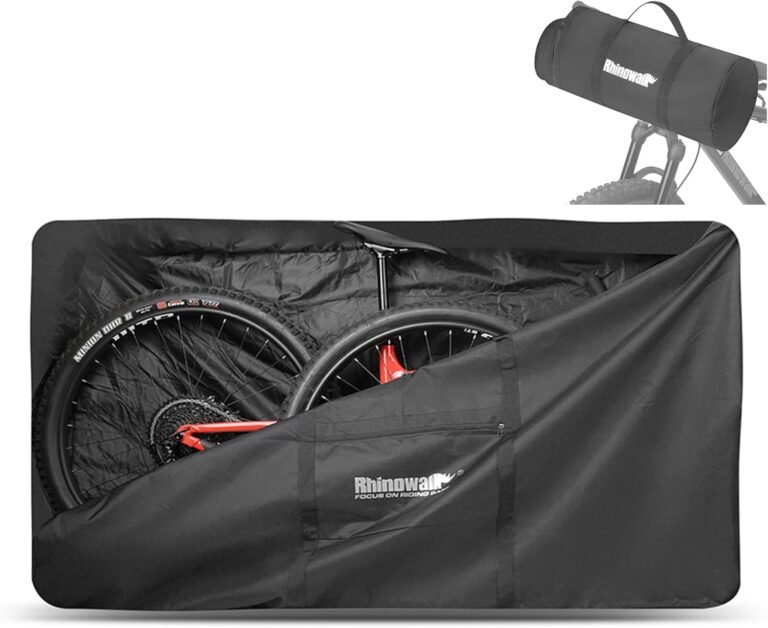 29 inch Bike Travel Bag Bike Storage Bags Folding Bicycle Case Fits 29 inch,27.5inch,700C or Below Bikes, Bicycle Transport Case