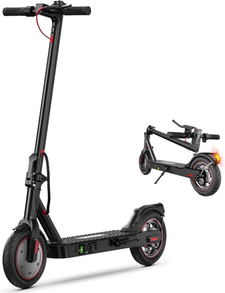 iScooter Electric Scooter, 8.5-10" Tires 20-50KM Range 350-500W Motor Fast Electric Scooter for Adults with Cruise Control,Multiple Speed Modes, Multiple Brakes,Foldable Portable E-Scooter