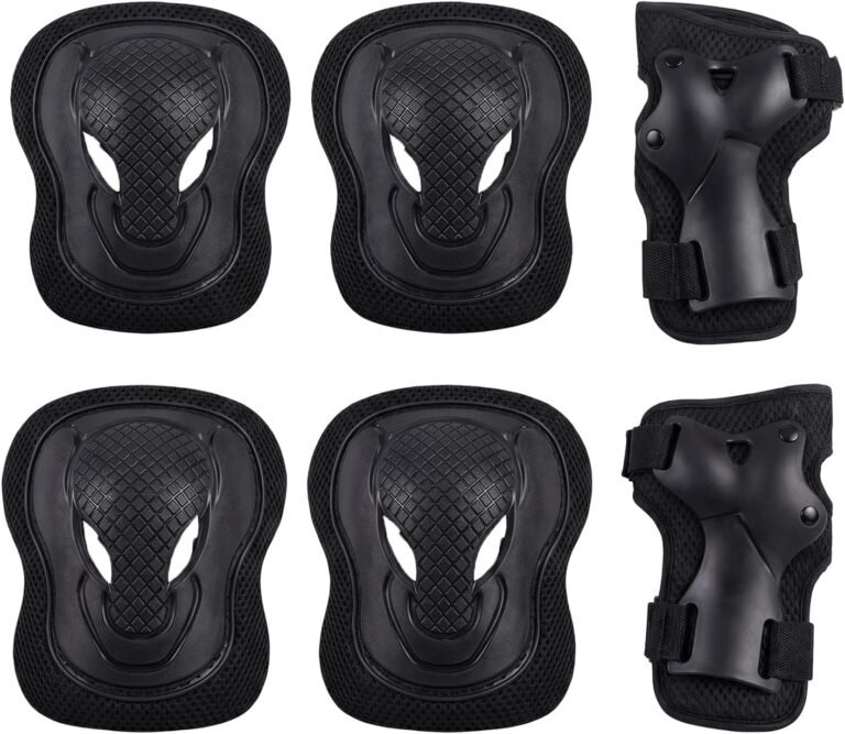Knee Pads Elbow Pads Wrist Guards Protective Gear Set for Adults Skateboarding Cycling Roller Skating Outdoor Sports