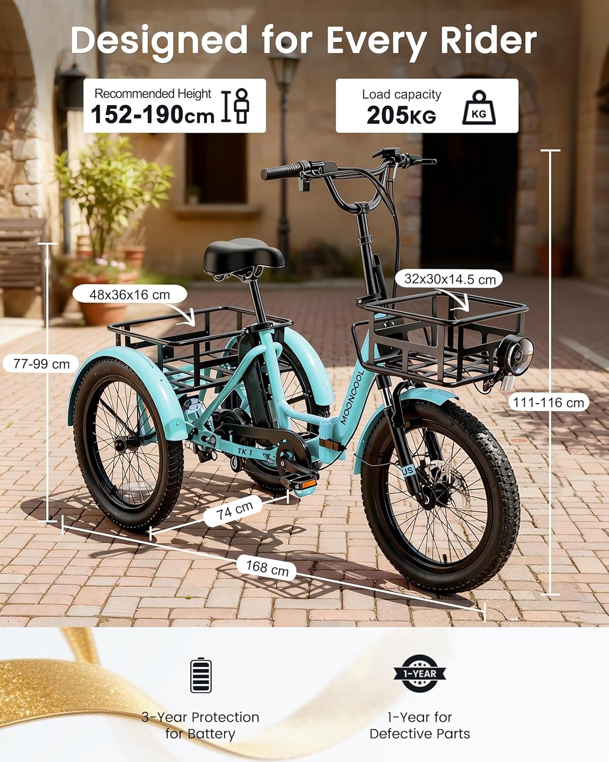 Mooncool Electric Bike Parts