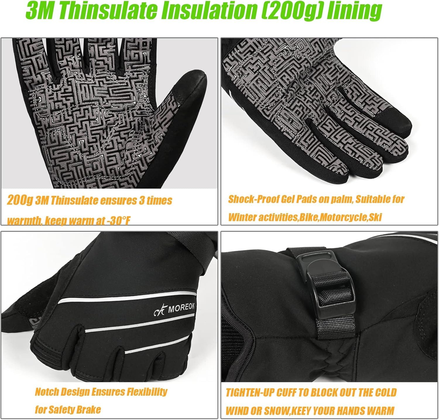 Moreok Windproof Bike Parts