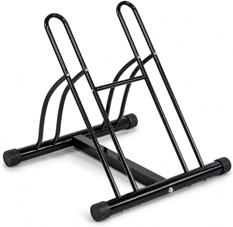 Oypla Double Heavy Duty Bike Bicycle Floor Parking Stand Holder Storage Rack