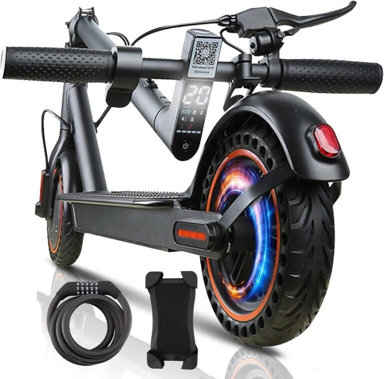 QnQ Electric Scooters, 500W Motor, 8.5" Electric Folding Scooter, Battery 7.8AH, Application, Maximum 25km/h, Range 20-25KM, Double Brake, Max 120kg