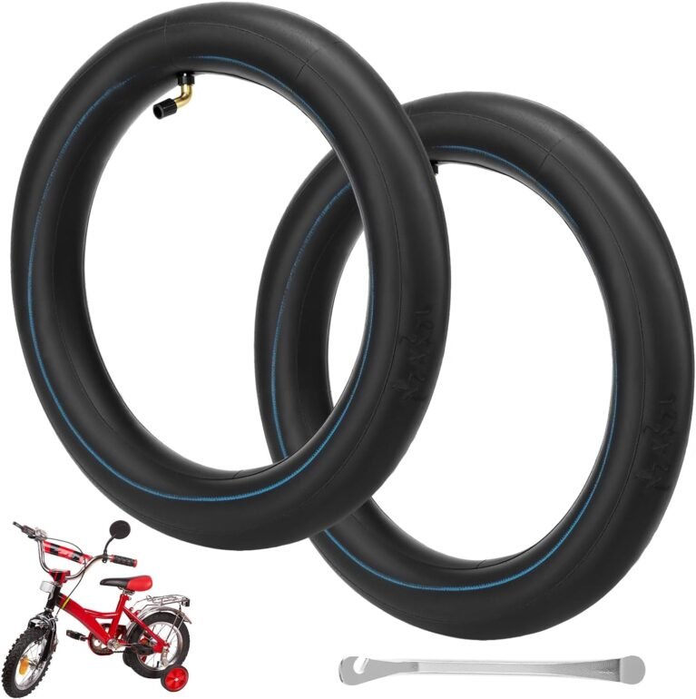 QWORK® 2 Pack 12.5x2.25 Bike Inner Tubes, 12 1/2 x 2 1/4 Inner Tube, for Bikes, Electric Scooter, Balance Bike