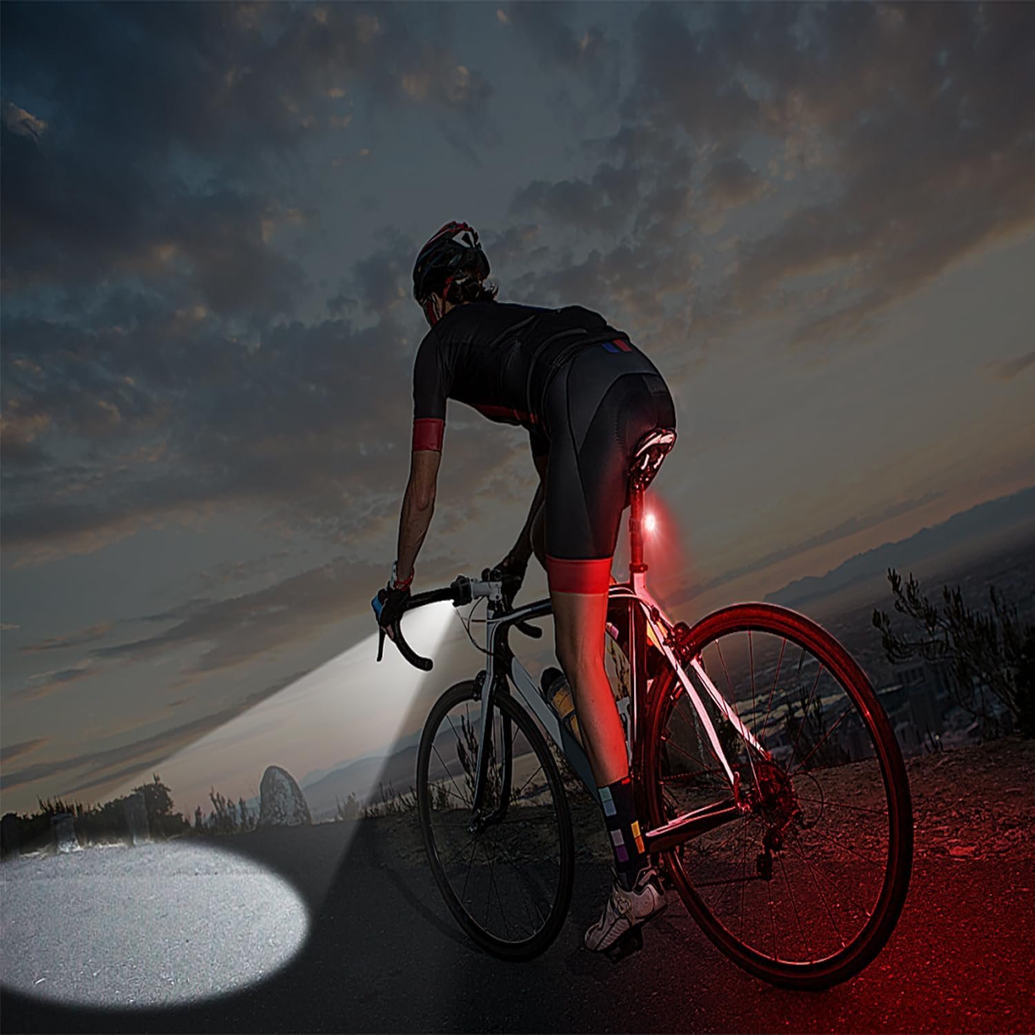 Rechargeablelectric Bike Light Elect