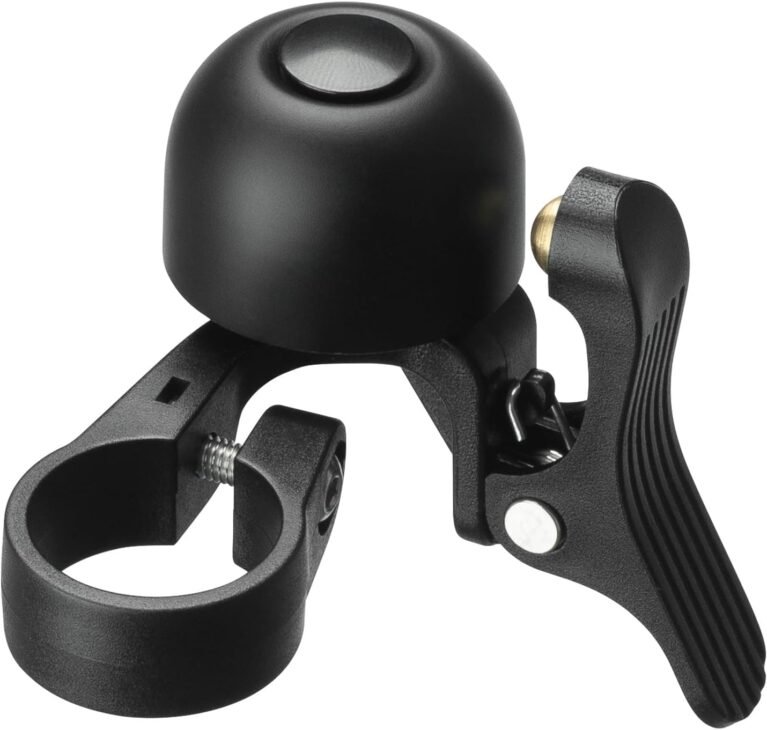 ROCKBROS Bicycle Bell Mini Bicycle Bell Left/Right 100 dB Loud and Hidden Copper Alloy Handlebar Bell for Bicycle Children's Bicycle MTB Road Bike with 22.2 mm Handlebar