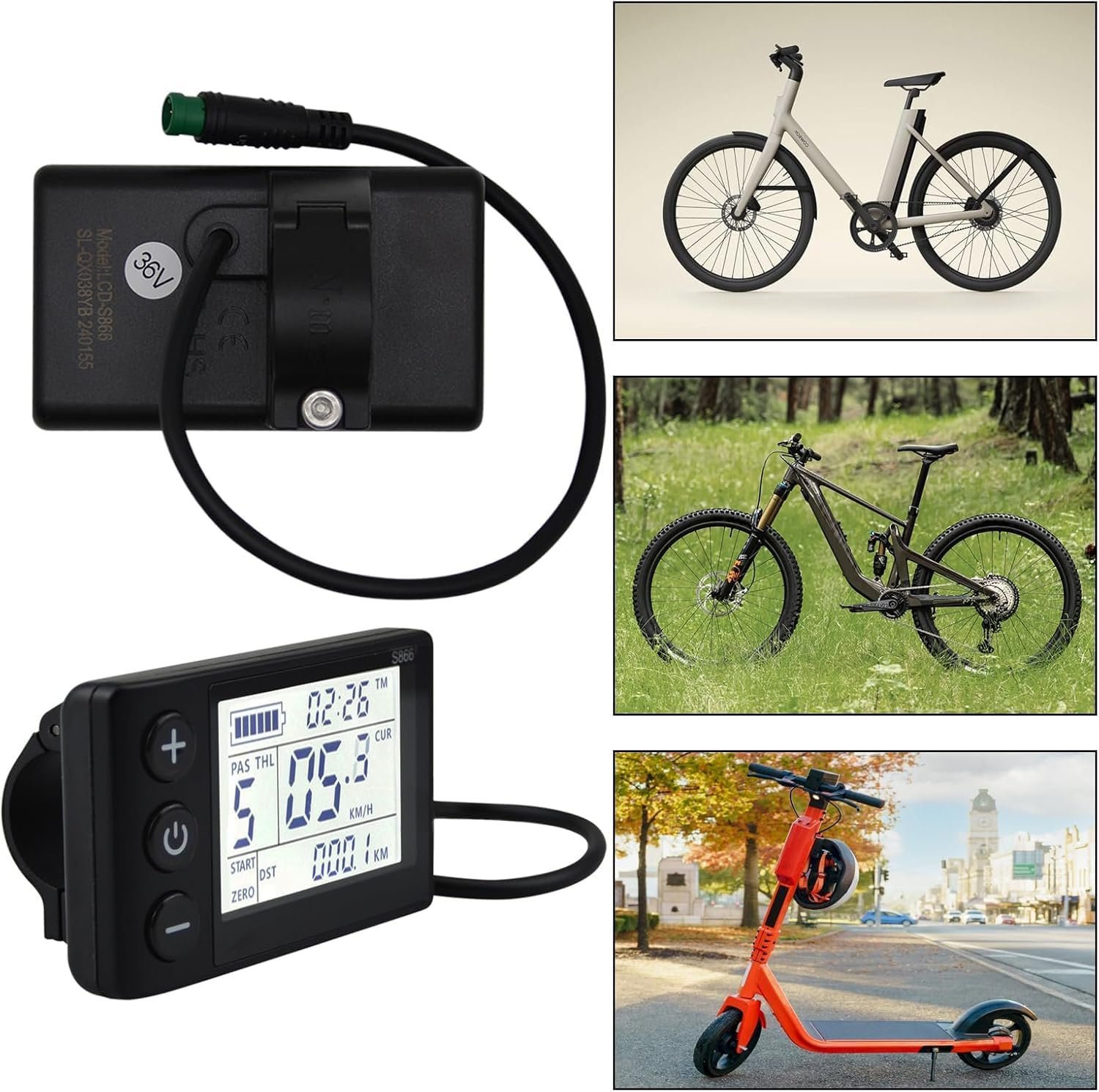 S866 Electric Bike Parts