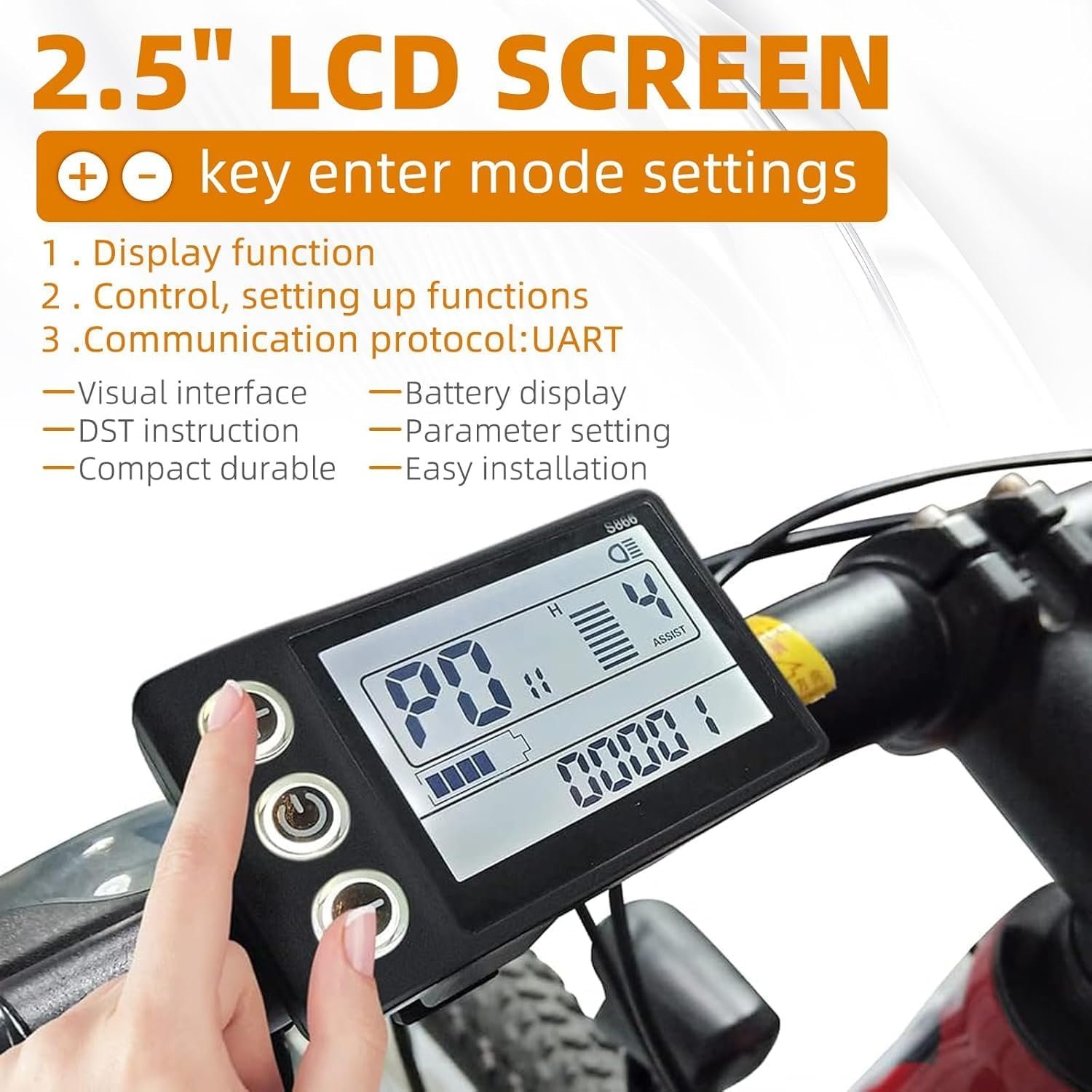 S866 Electric Bike Parts