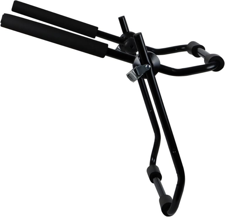 Streetwize - Rear Mounted Car Twin Cycle Bike Carrier Rack, Foldable Bike Carrier Rack - Universal Fit, Hatchback, Estates, Saloon, 4x4 (SWCC2)