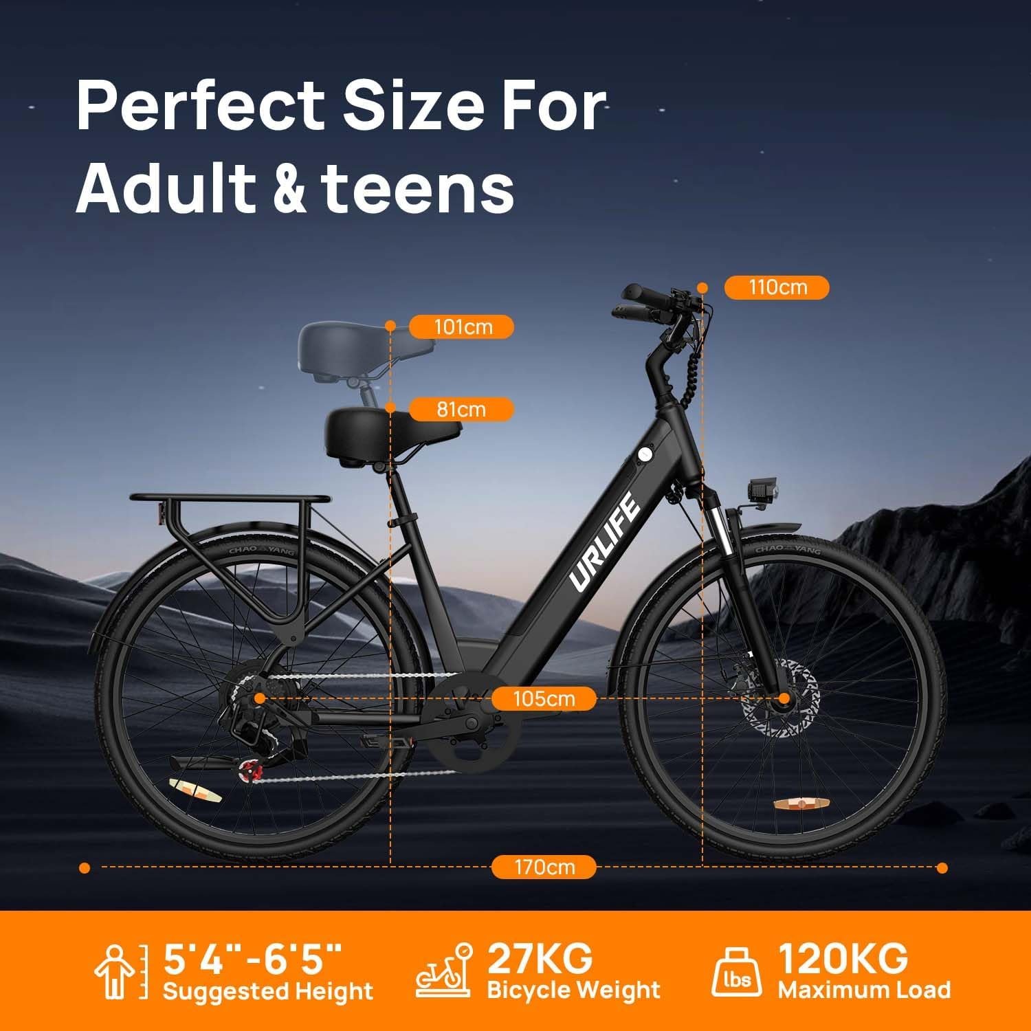 Urlife Electric Bike Mountain